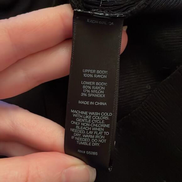 Express S little black dress mini classic fitted professional solid elegant - Picture 8 of 8